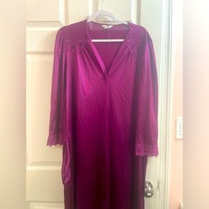 Vintage Vanity Fair Lace Robe